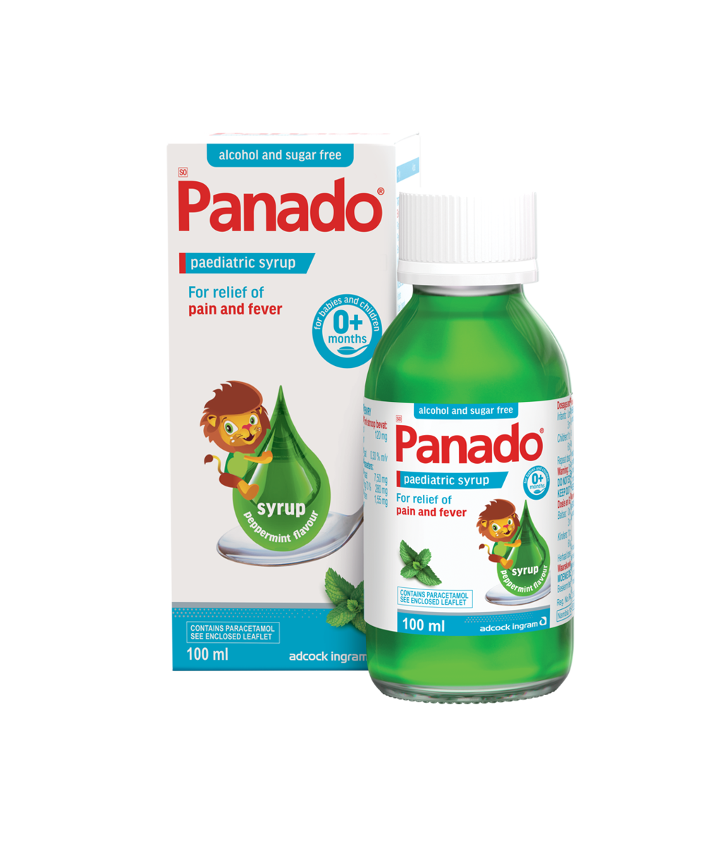 Panado® Syrup Peppermint Alcohol and Sugar Free 100 ml